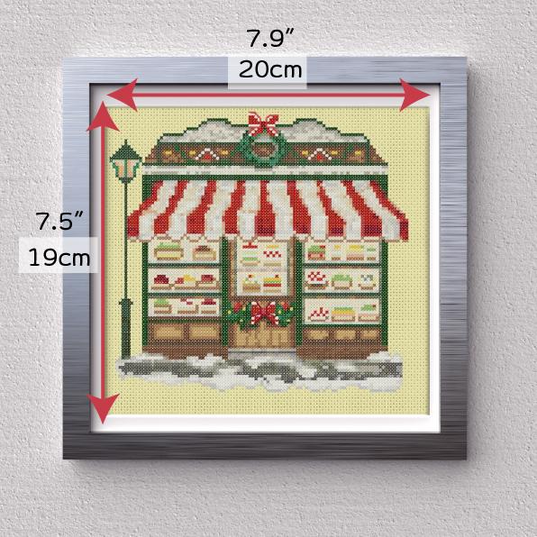 (刺繍キット販売)  ケーキショップ クロスステッチ クロスステッチ | 6枚目