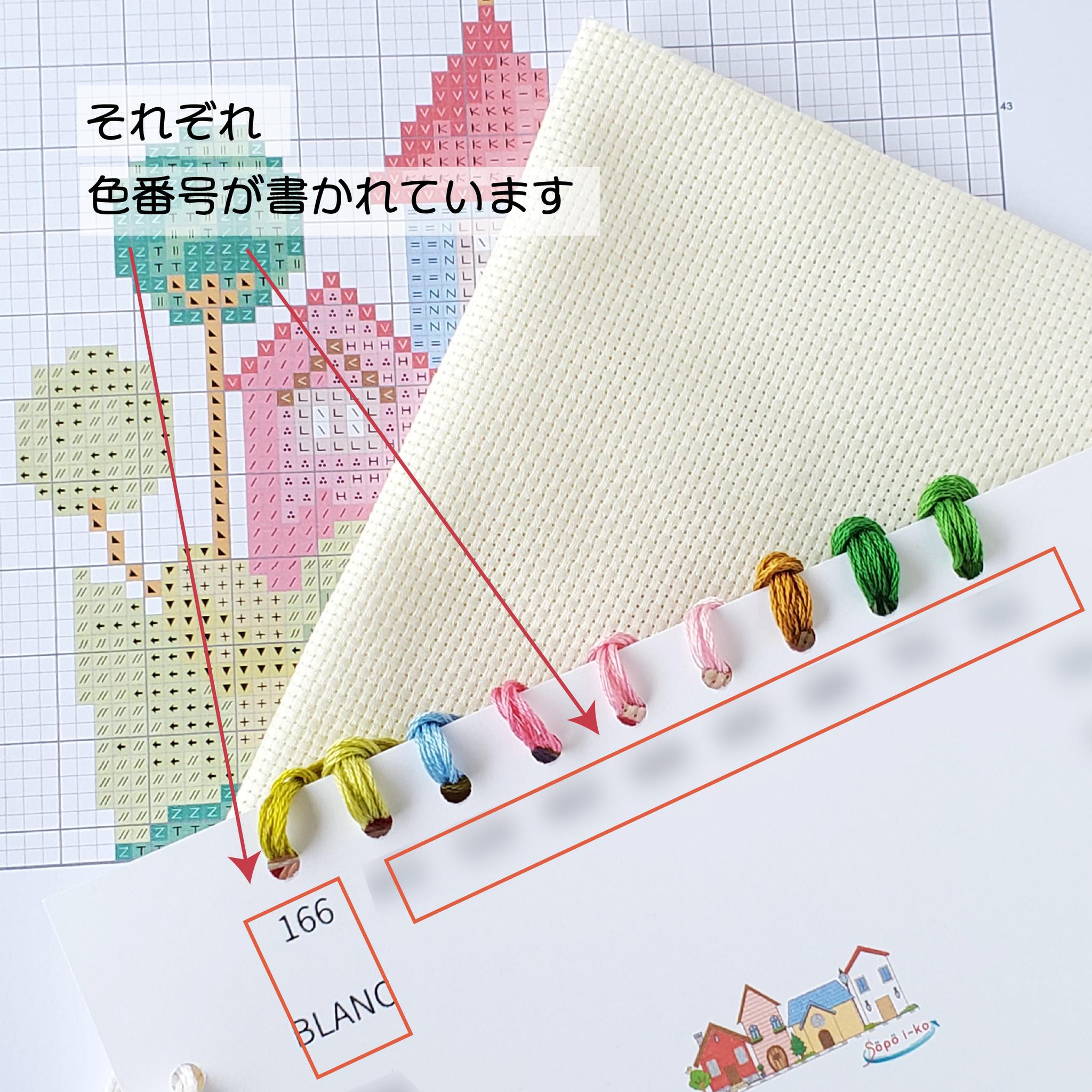 (刺繍キット販売)  絵本から飛び出した街並み クロスステッチ | 4枚目