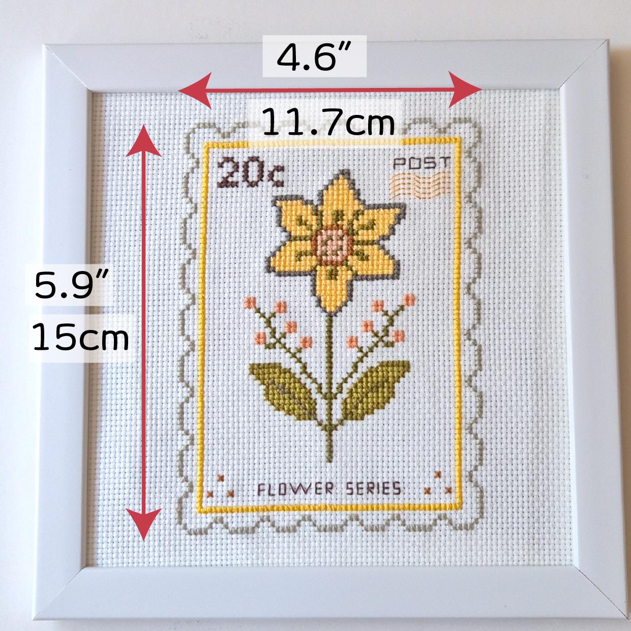(刺繍キット販売)  北欧の庭から届いたボタニカルスタンプ_20C  クロスステッチ | 7枚目