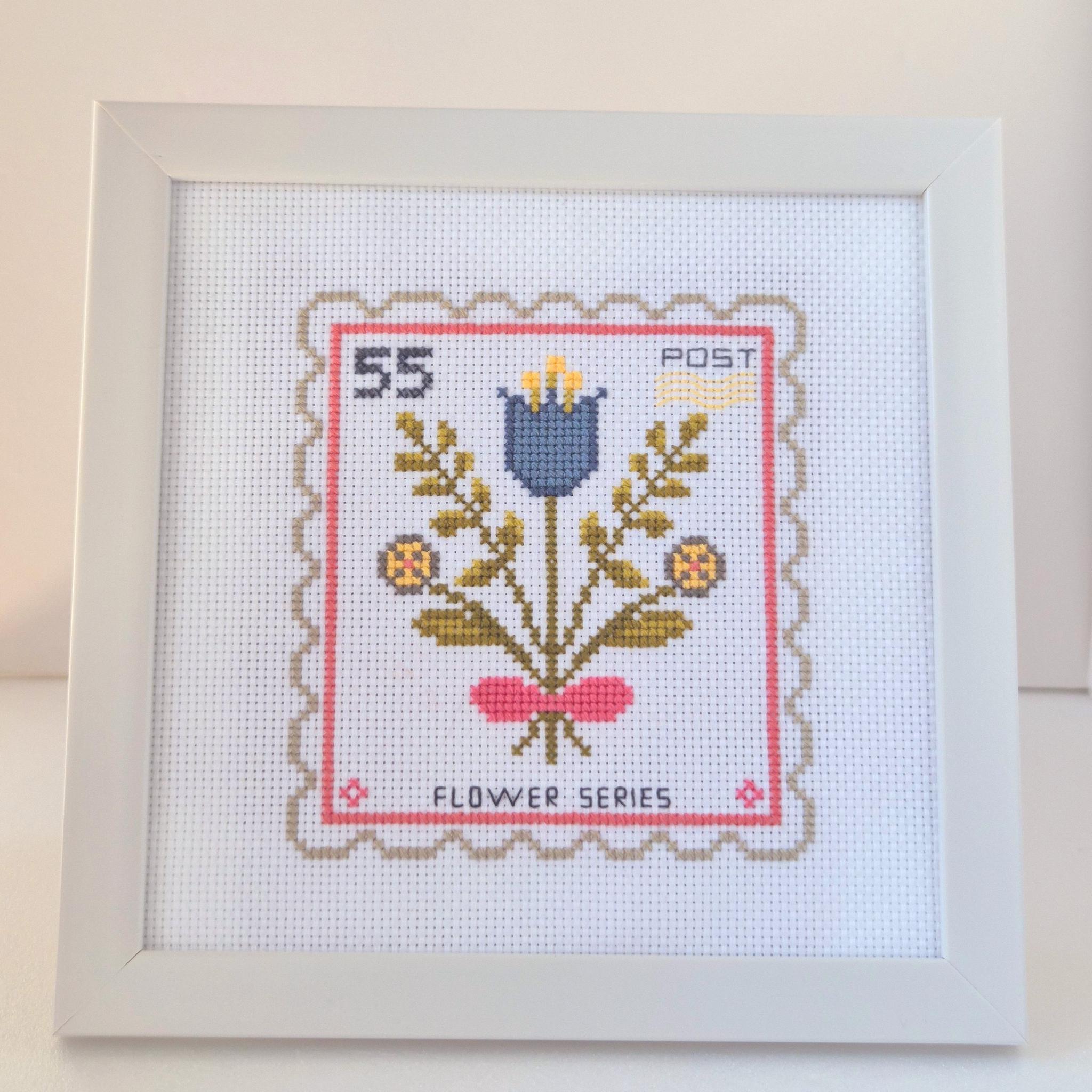 (刺繍キット販売)  北欧の庭から届いたボタニカルスタンプ_55C  クロスステッチ | 3枚目