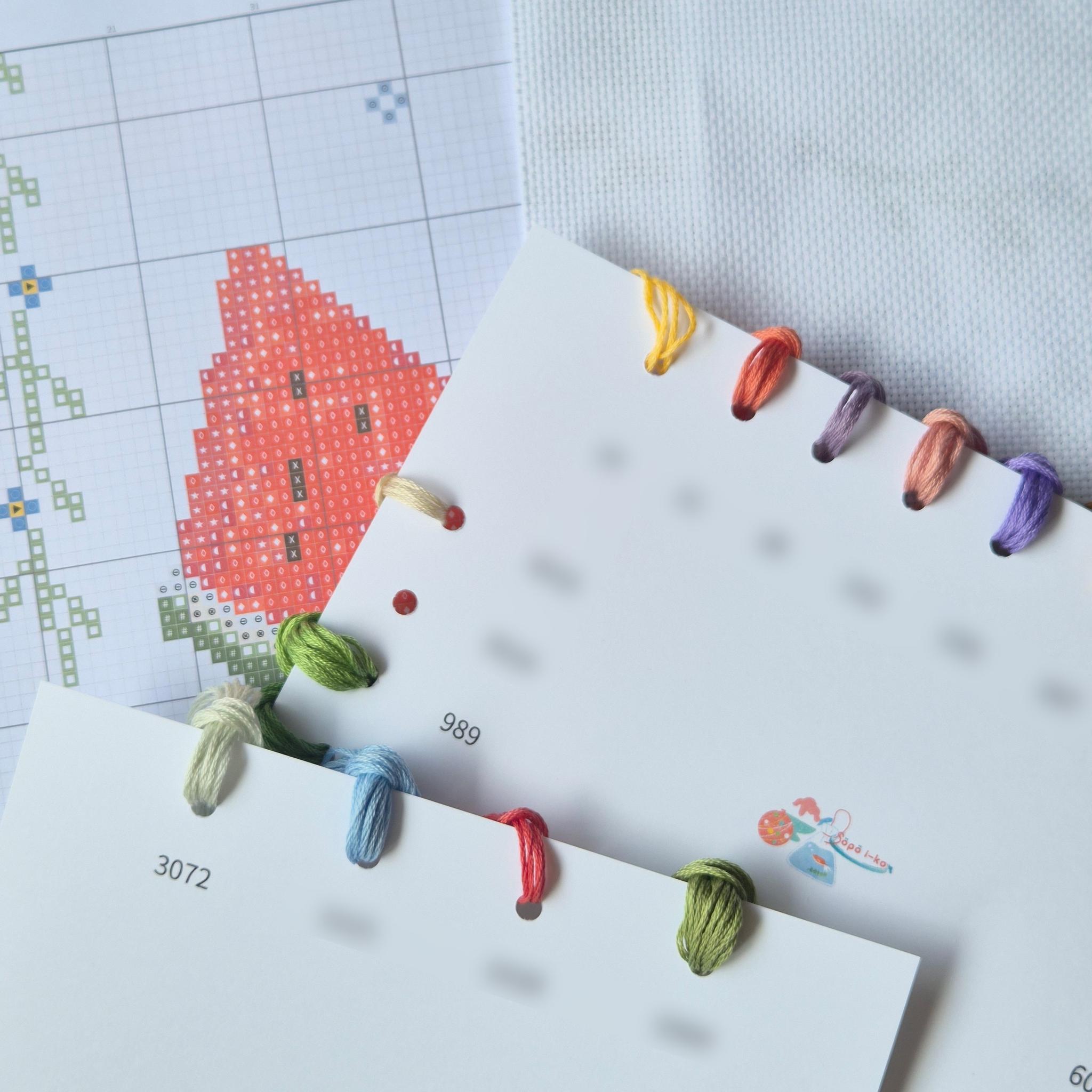 (刺繍キット販売)  夏のたからもの  クロスステッチ | 8枚目