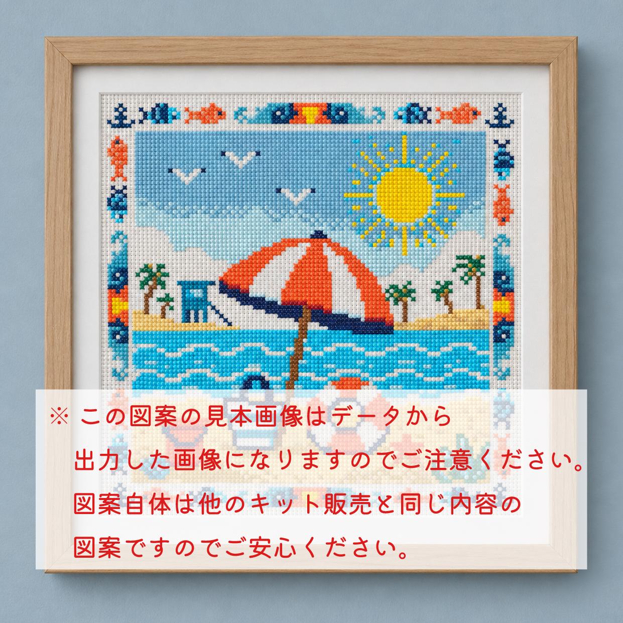 (刺繍キット販売)  Seaside  scenery  ～海辺の風景～  クロスステッチ | 4枚目