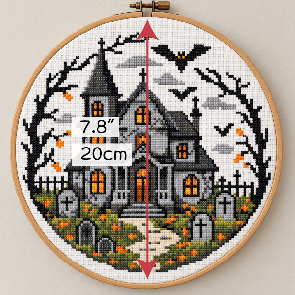 (刺繍キット販売) 忘れられた洋館 クロスステッチ | 4枚目