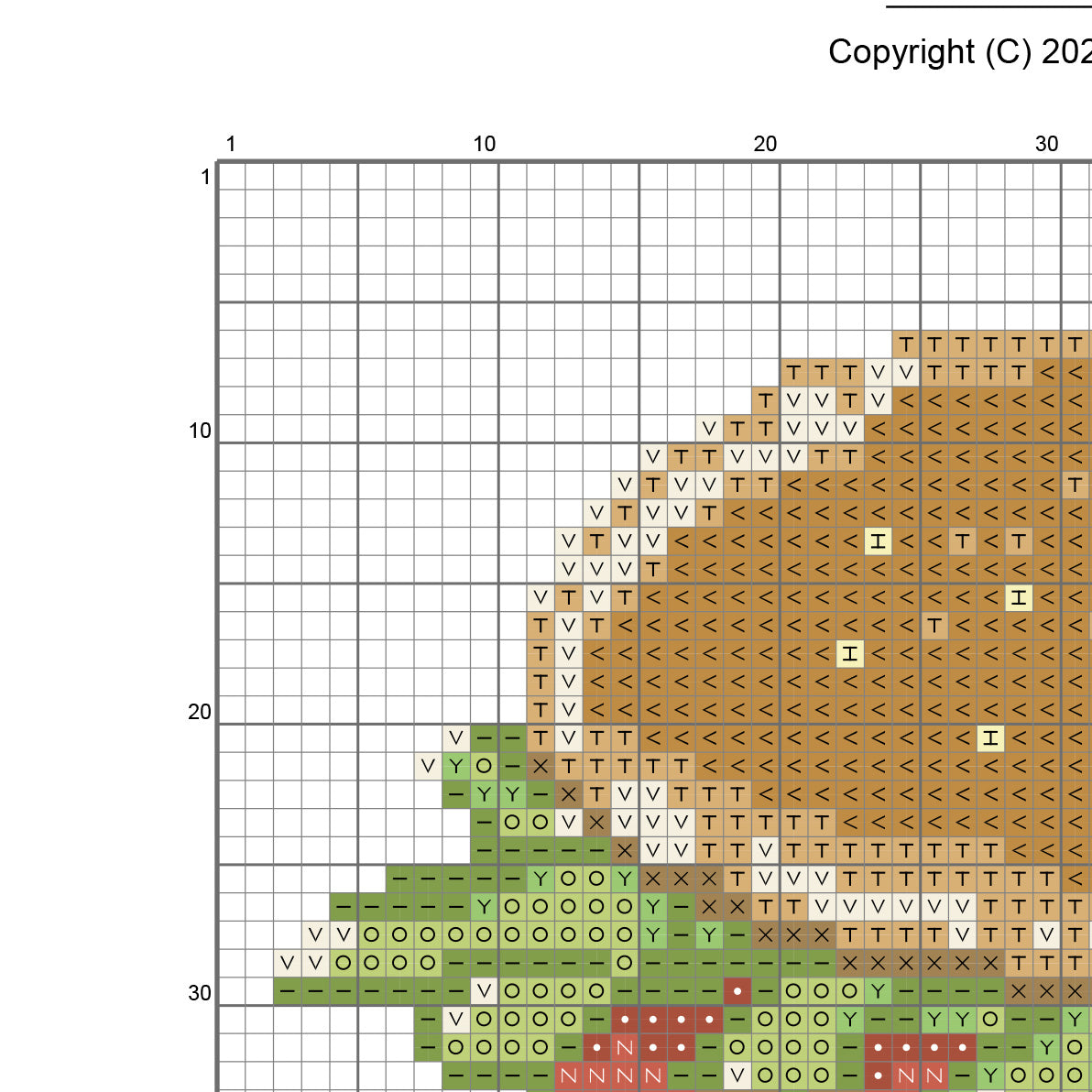 ハンバーガー  クロスステッチ(キット販売)